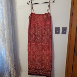 Cerie Moroccan print silky nightgown